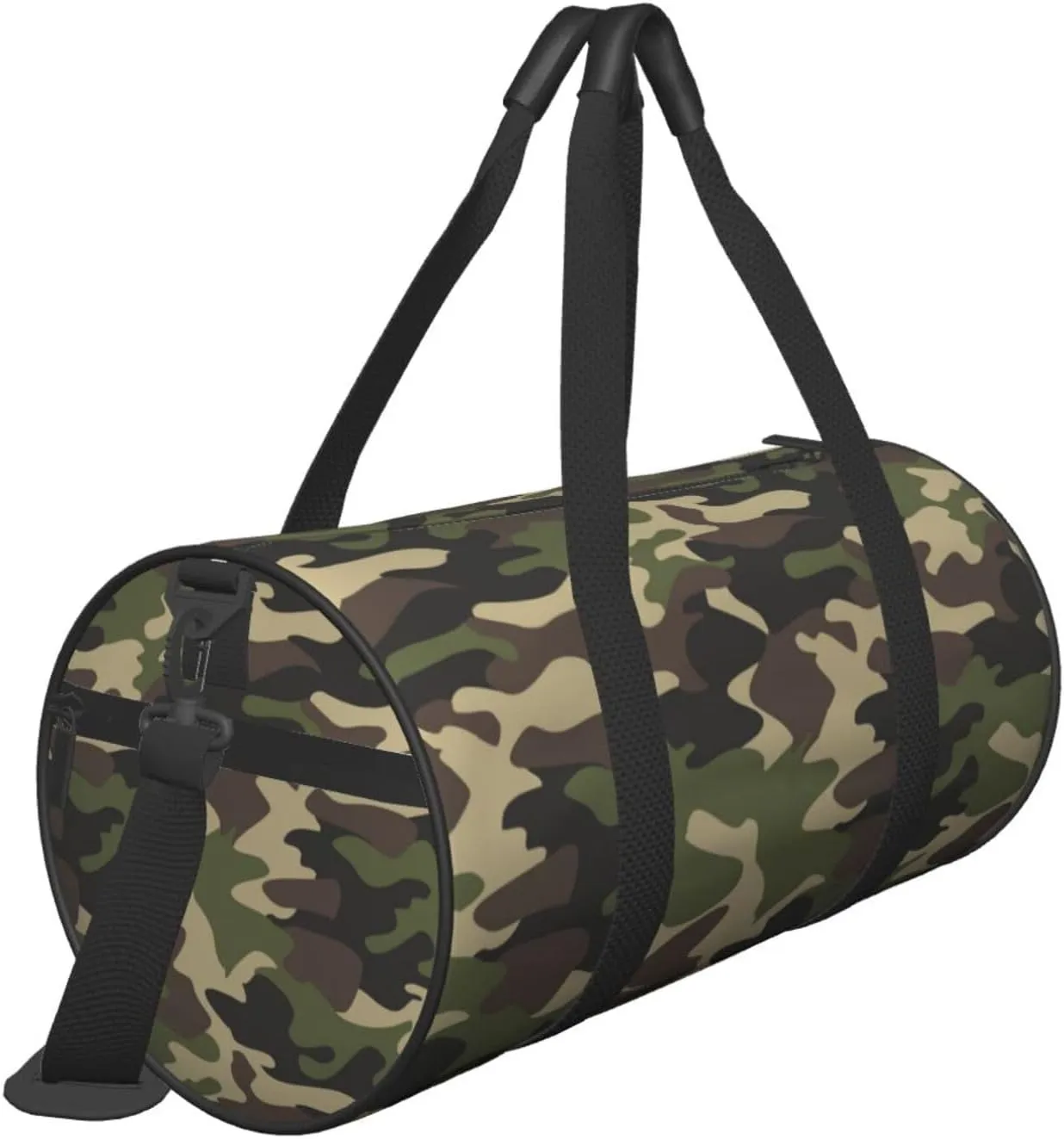 Sports Gym Bag Camouflage Pattern Travel Duffel Bag Shoes Compartment For Men Women Foldable Lightweight Yoga Gym Sports Bag
