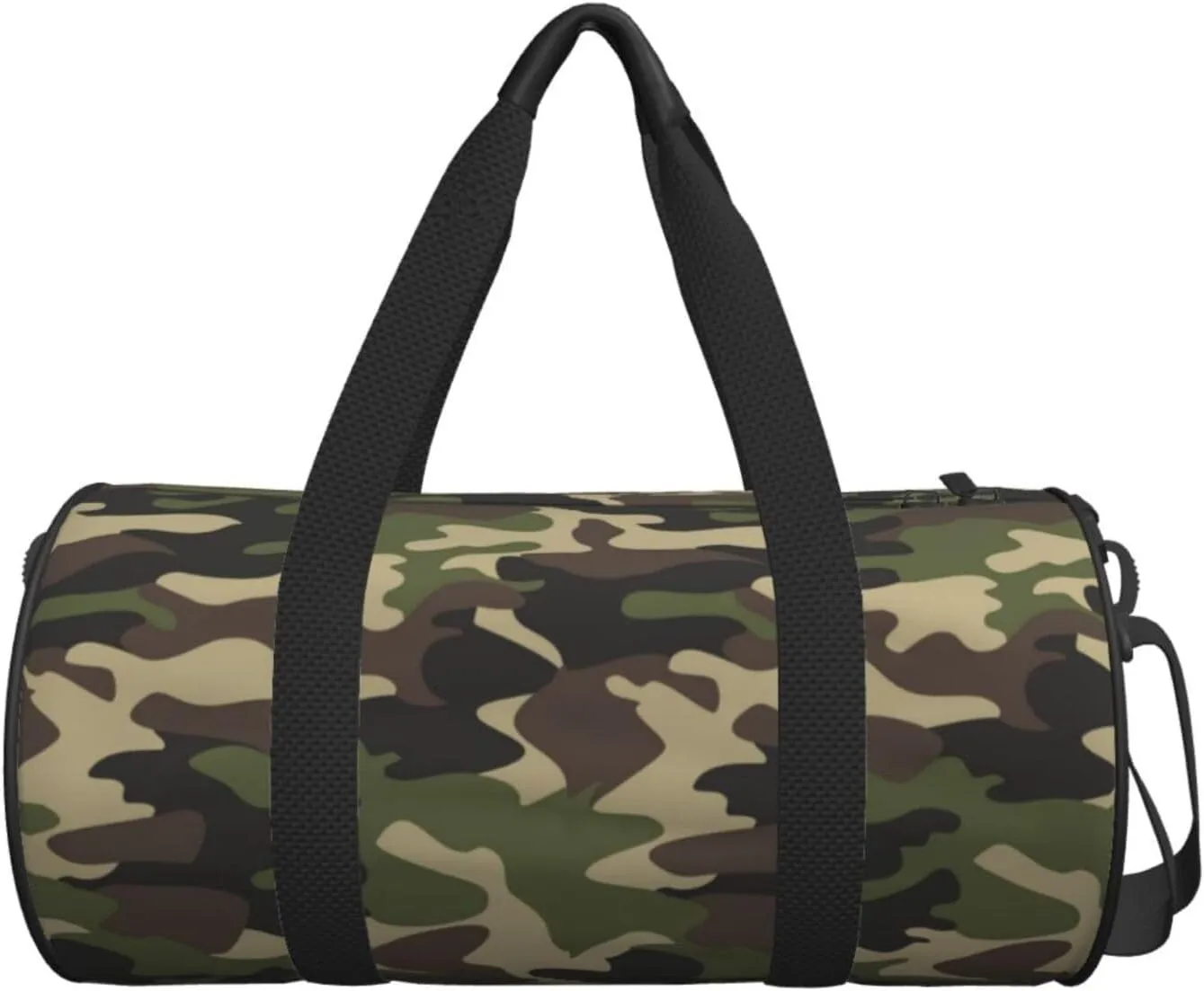 Sports Gym Bag Camouflage Pattern Travel Duffel Bag Shoes Compartment For Men Women Foldable Lightweight Yoga Gym Sports Bag