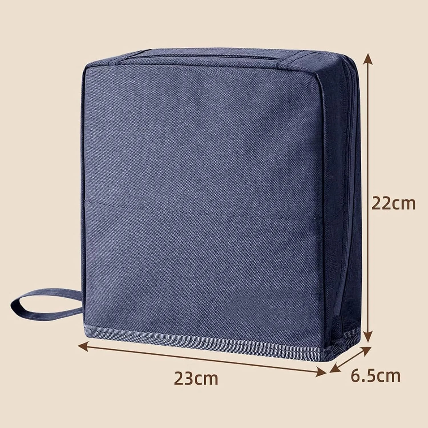 Standing Makeup Bag, Doresty Makeup Bag, Multi-purpose Large Capacity Oxford Cloth Standing Makeup Bags, Waterproof Makeups Organizer with Compartments (Purple)