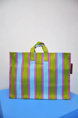 Stitchwallah Dariwallah Bag Ice/Leaf/Pink