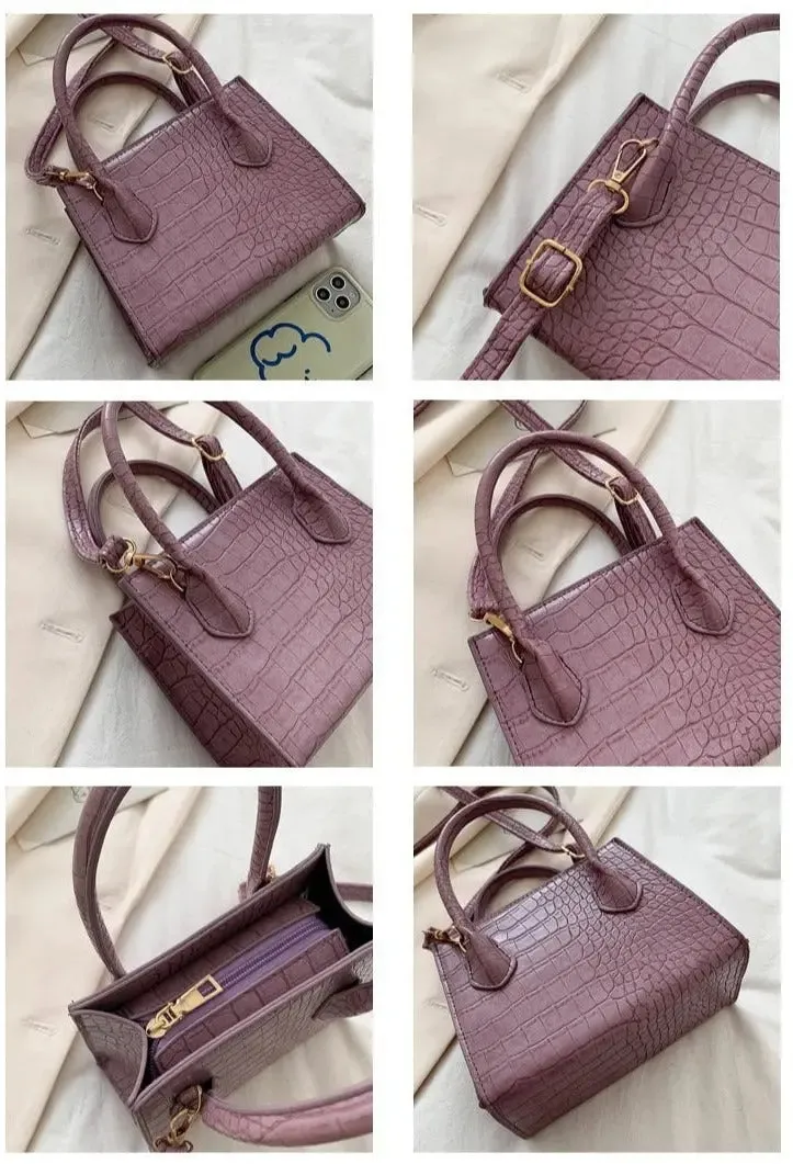 Stone Pattern Mini Tote Bags