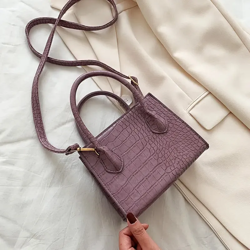 Stone Pattern Mini Tote Bags