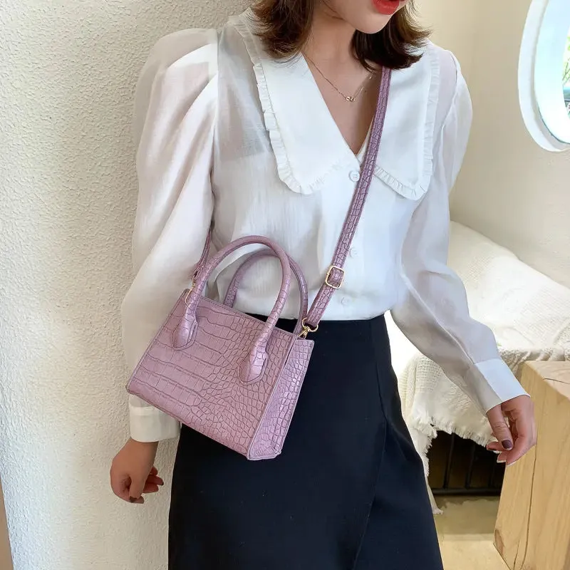 Stone Pattern Mini Tote Bags