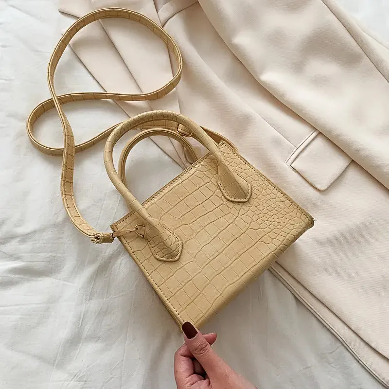 Stone Pattern Mini Tote Bags