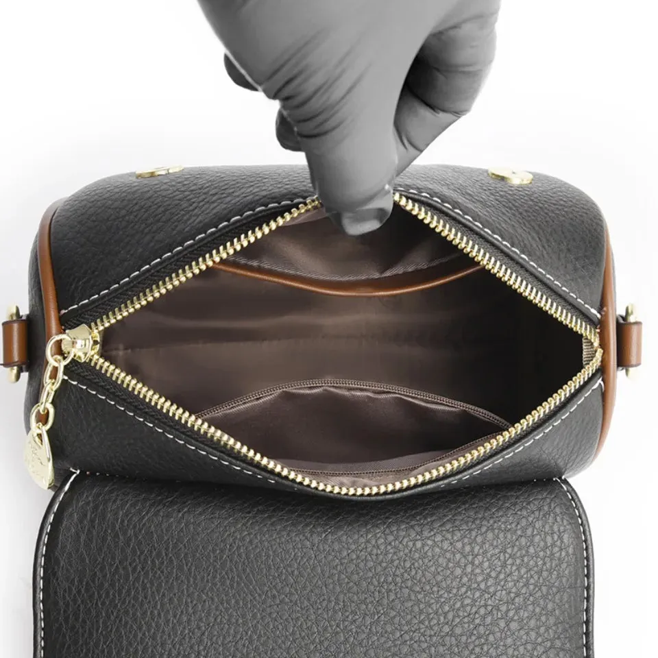 Stone Pu Leather Shoulder Hand Bag for Women Mom Purse Fashion Mother's Crossbody Bag Underarm Bag Small Square Satchel Handbag