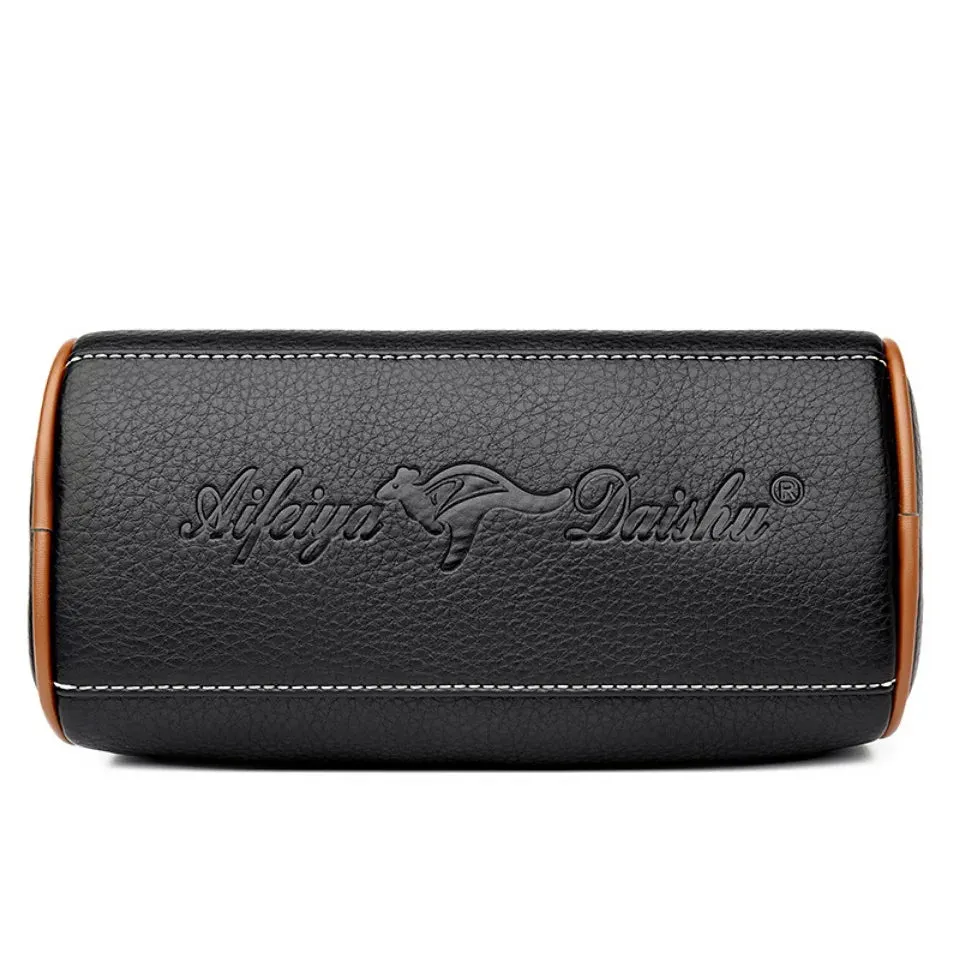 Stone Pu Leather Shoulder Hand Bag for Women Mom Purse Fashion Mother's Crossbody Bag Underarm Bag Small Square Satchel Handbag