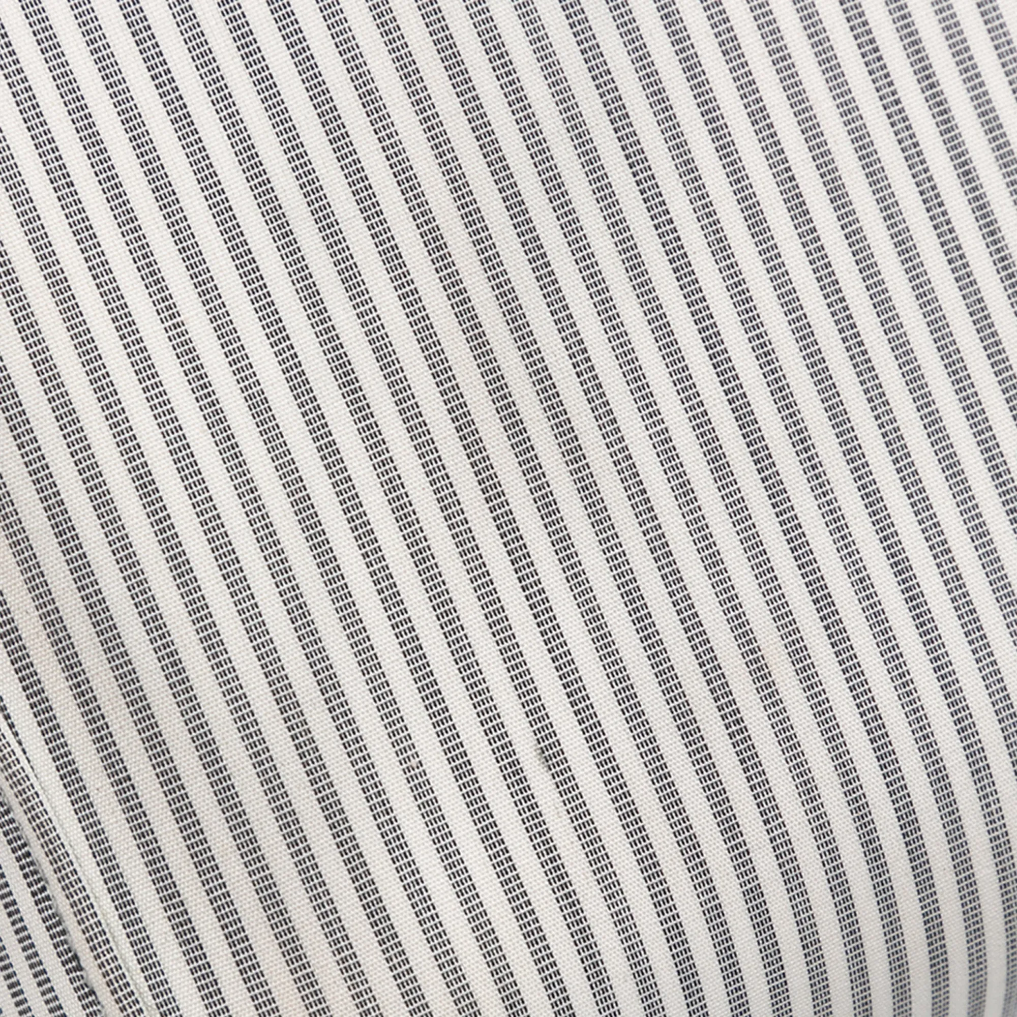 Striped Jersey Baguette Satchel