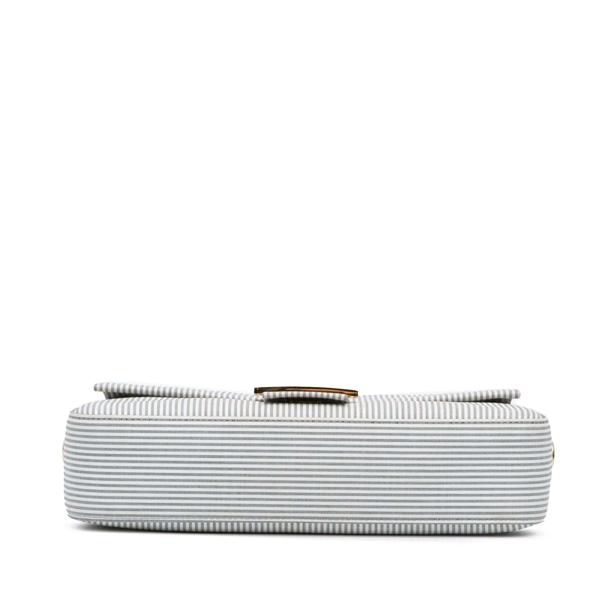Striped Jersey Baguette Satchel