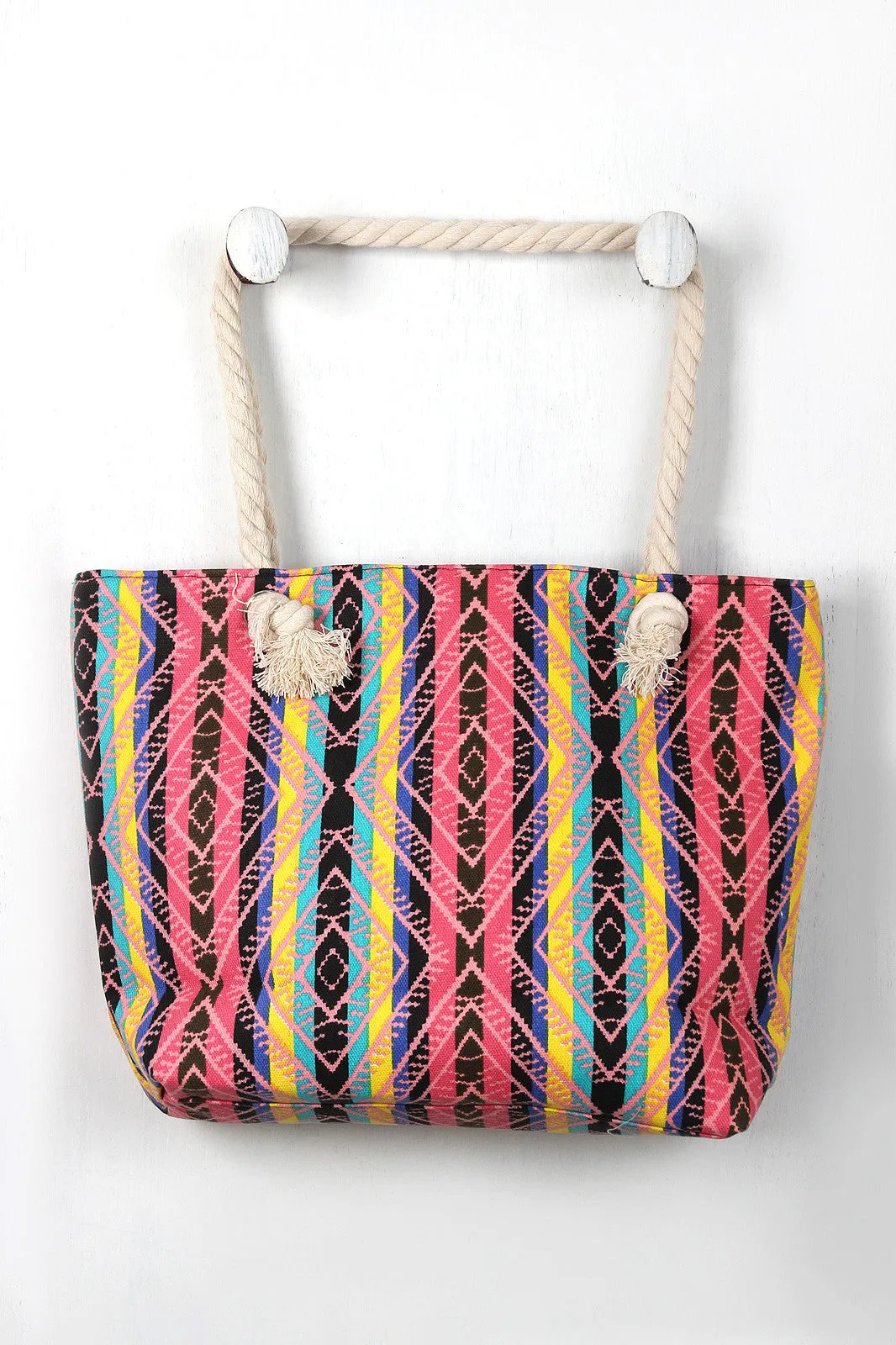 Striped Tribal Tote Bag