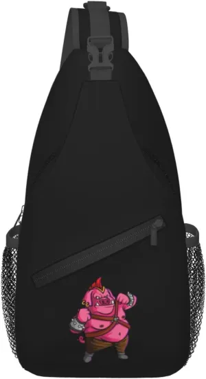 Strong Pigs Crossbody Bags For Women Men Chest Backpack Gym Shoulder Bag Travel Outdoor Sports Casual Crossbody Bags