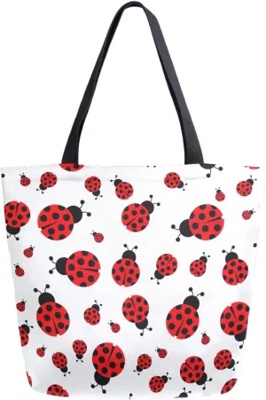 Stylish Cute Pattern Extra Large Shoulder Tote Bag for Beach Travel Weekender Gym Grocery Shopping