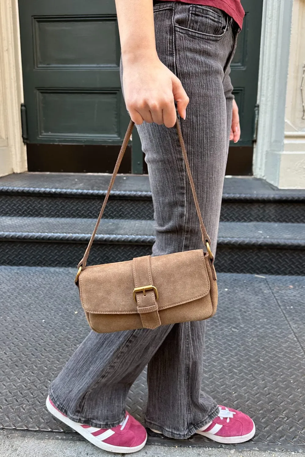Suede Shoulder Bag