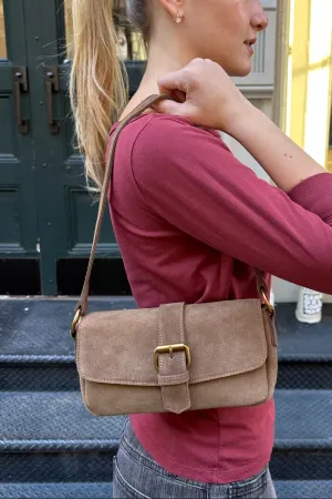 Suede Shoulder Bag