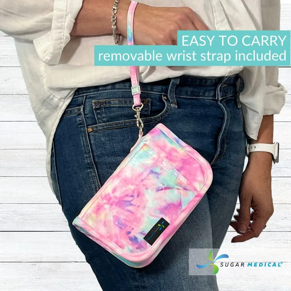 Sugar Medical Diabetes Supply Case | Medical Supplies Travel Bag | Glucose Meter Organizer | Diabetic Care Products | Glucometer Kit (Dream)