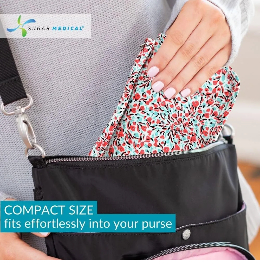 Sugar Medical Diabetes Supply Case | Medical Supplies Travel Bag | Glucose Meter Organizer | Diabetic Care Products | Glucometer Kit (Lily)