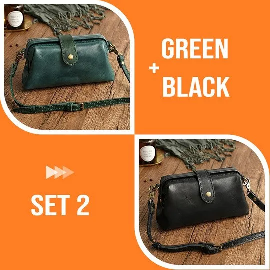 (Summer Hot Sale - 60% OFF) Leather Retro Handmade Bag