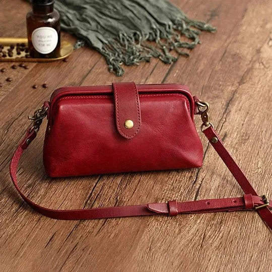 (Summer Hot Sale - 60% OFF) Leather Retro Handmade Bag