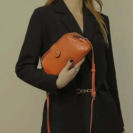 (Summer Hot Sale - 60% OFF) Leather Retro Handmade Bag