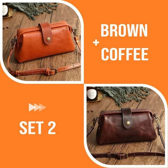 (Summer Hot Sale - 60% OFF) Leather Retro Handmade Bag