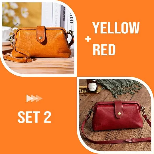 (Summer Hot Sale - 60% OFF) Leather Retro Handmade Bag