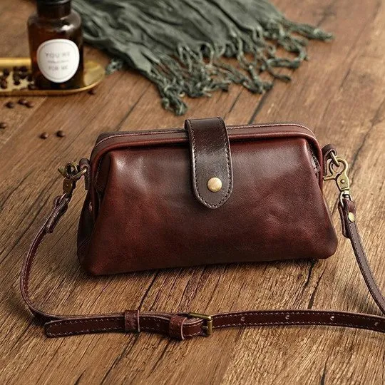 (Summer Hot Sale - 60% OFF) Leather Retro Handmade Bag