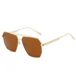 Sunglasses for Women Men Oversized Square Polarized Sunglasses Vintage Shades UV400 Classic Large Metal Sun Glasses