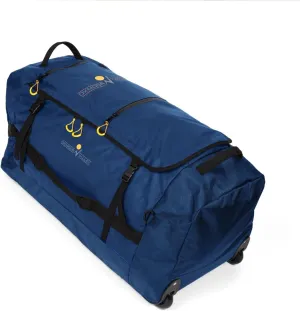Tahoe 110L Rolling Travel Duffel Bag with Wheels | Large Wheeled Duffle | Backpack Straps | Water Repellent | Collapsible Space Saving Design | Checked Luggage with Rollers | Navy Blue