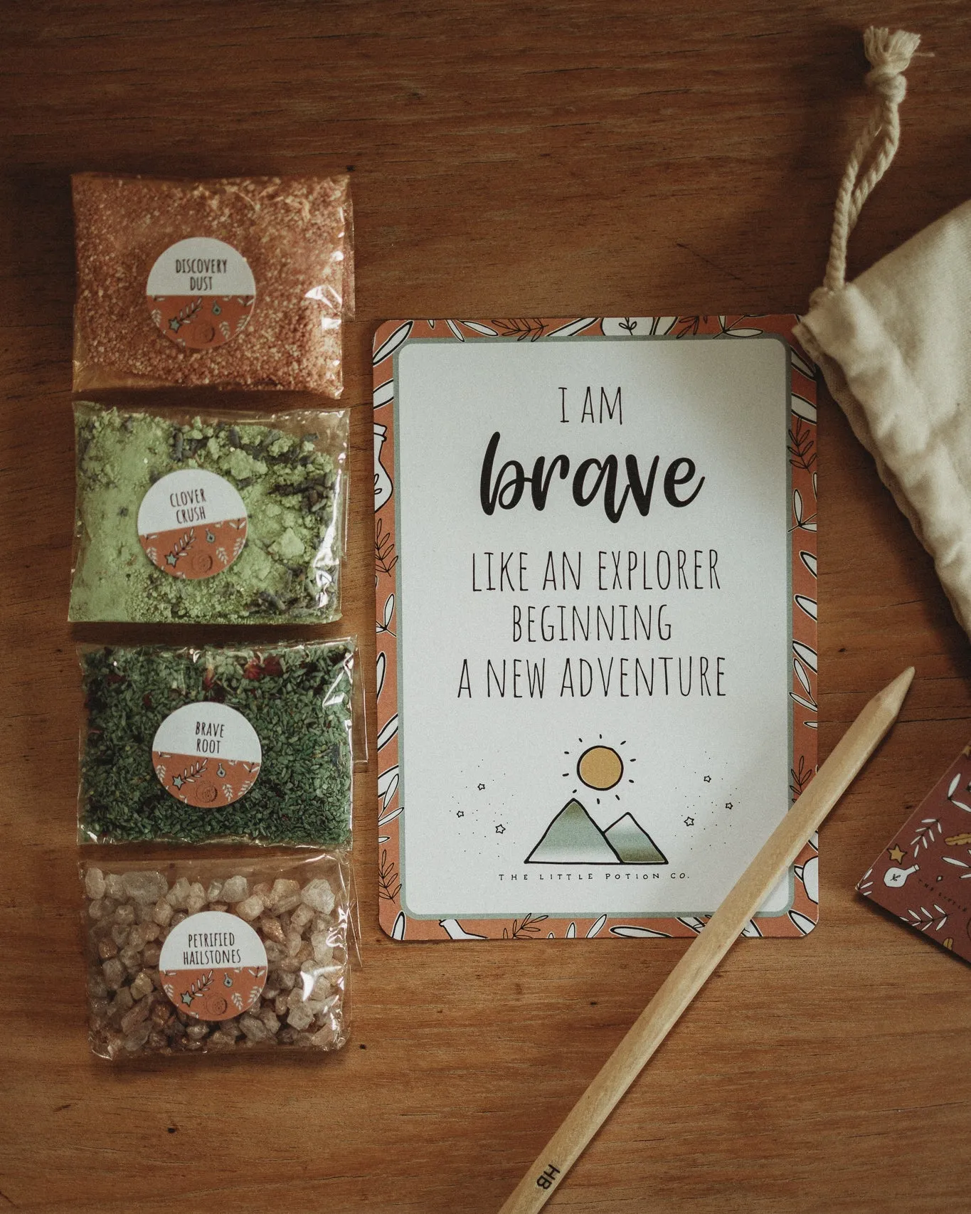 The Little Potion Co. Heart of an Adventurer - BRAVE Potion Pouch