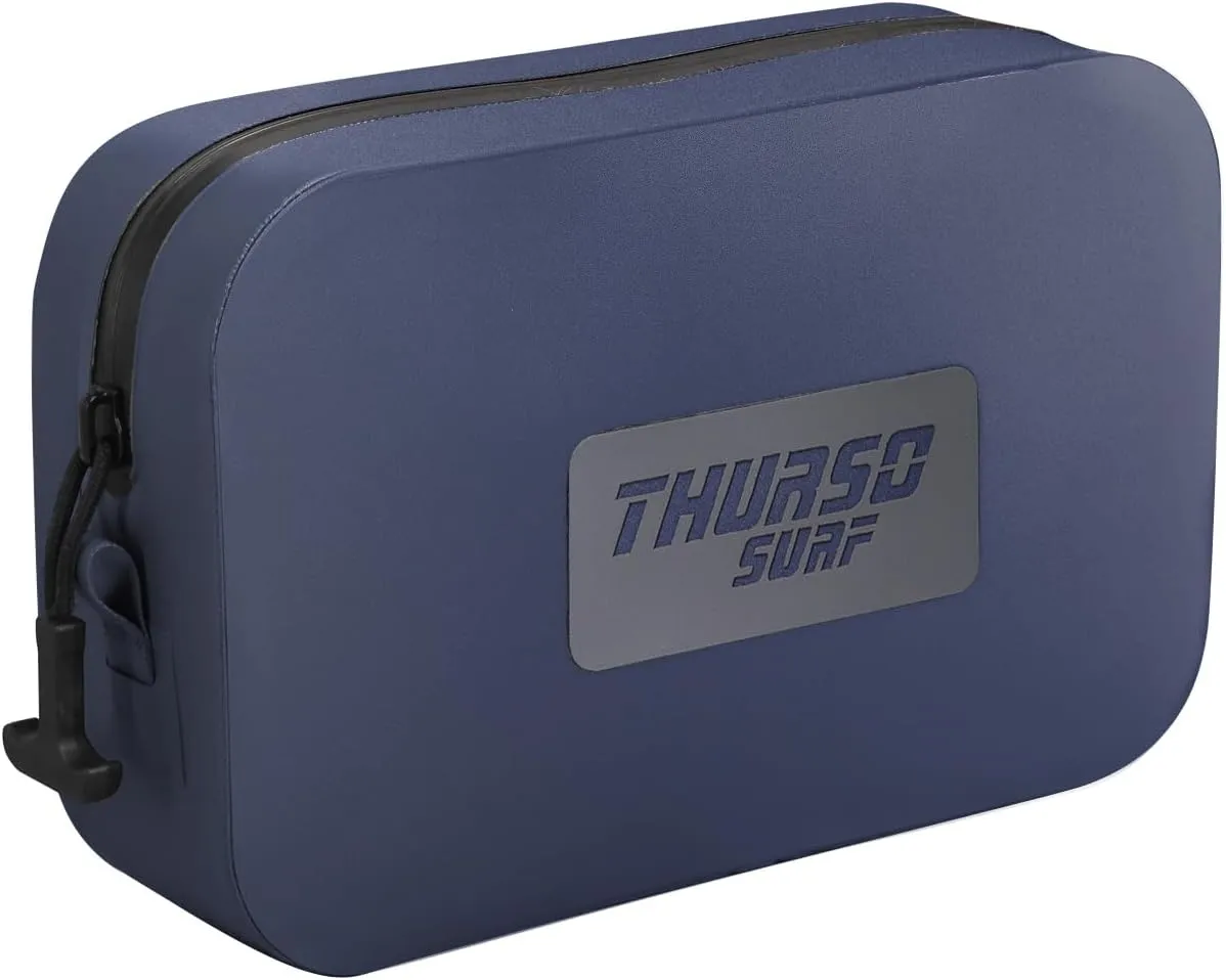 THURSO SURF Waterproof Fanny Pack Dry Bag Floating Adjustable Waist Strap Keep Your Phone and Valuables Safe/Dry SUP Accessories (Navy)