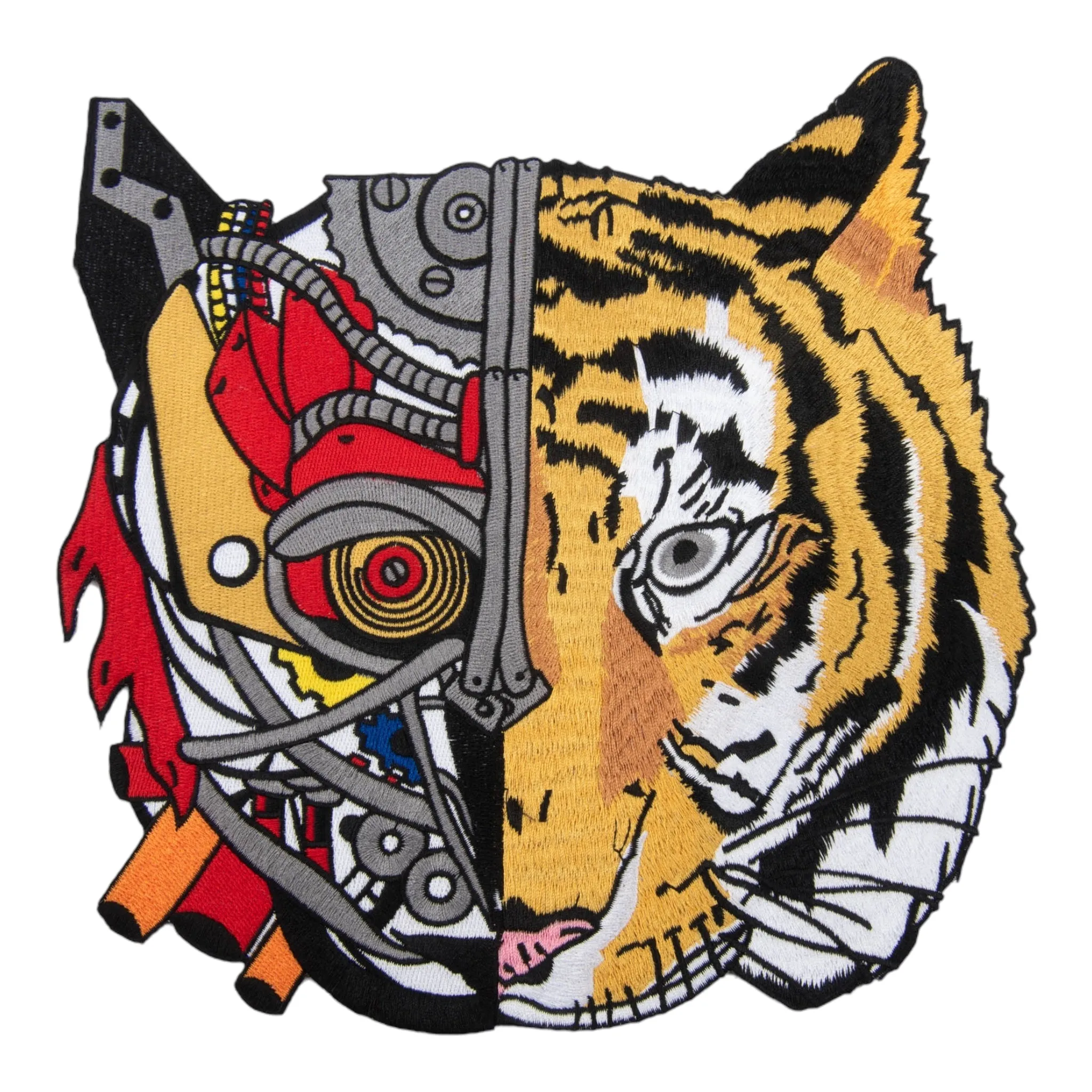 Tiger Patch (10 Inch) Premium Quality Embroidered Patch