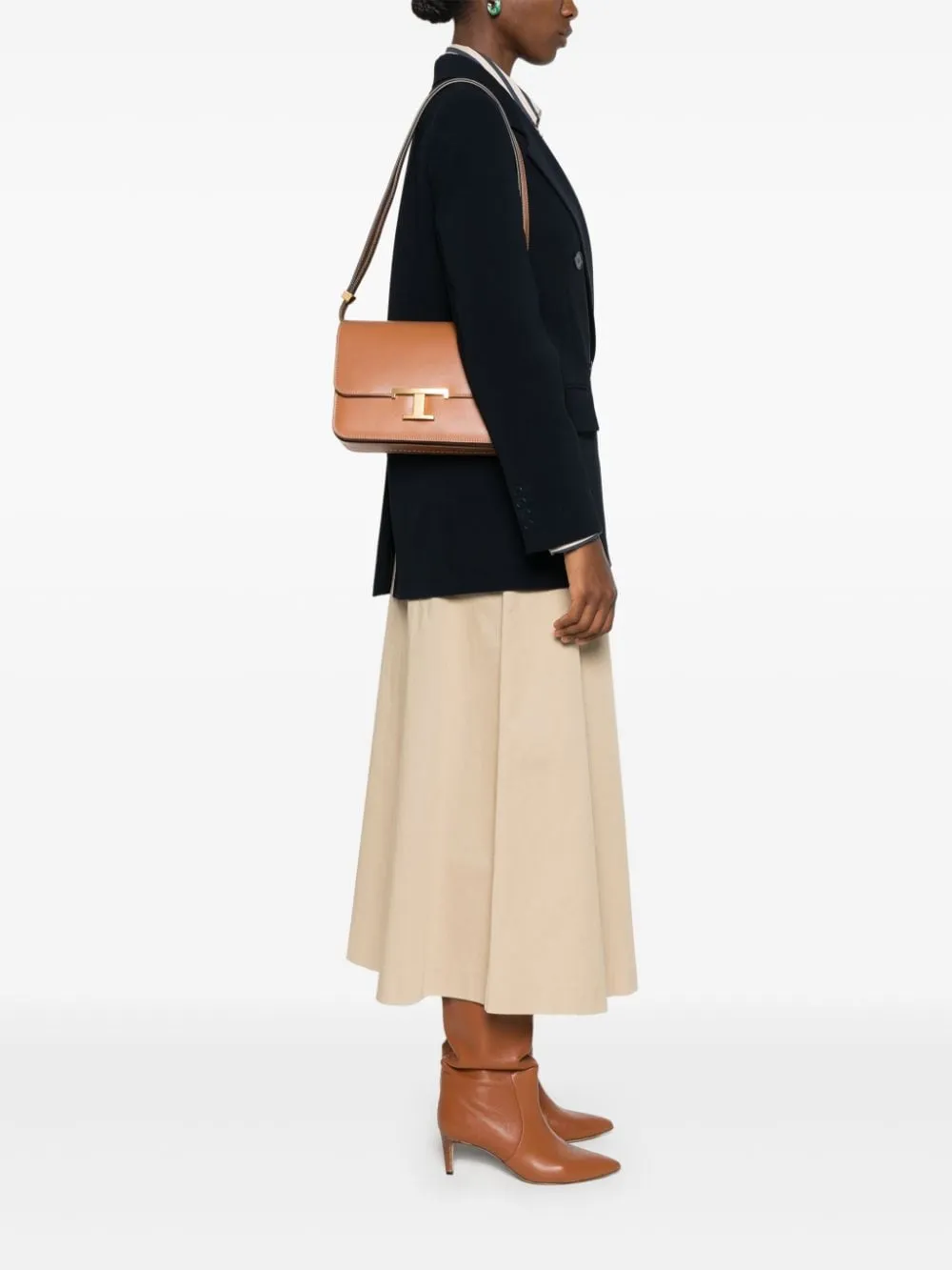 Tod's T Timeless Mini Leather Crossbody Bag