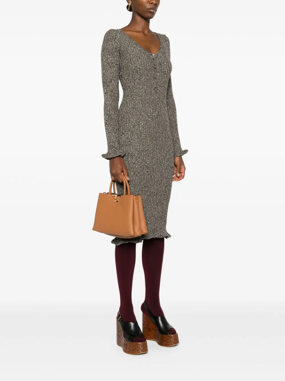 Tod's T Timeless Small Leather Tote