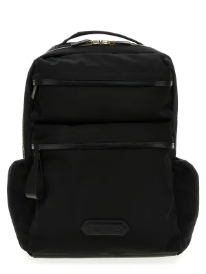 Tom Ford Logo Nylon Backpack