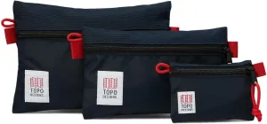 Topo Designs Accessory Bag Bundle, Navy/Navy, 10.2 x 12.1 x 0.8 9 x 5 x 0.6 5 x 3.5 x 0.4