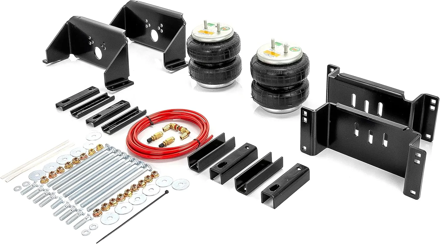 TORQUE Air Suspension Bags Kit with Internal Jounce Bumper for 1967-2002 Dodge Ram 1500 2500 3500, Chevy GMC C10 C20 C30, Ford F150 F250 F350 Bag Spring Towing, Up to 7,500 lbs Load Capacity (TR75071)
