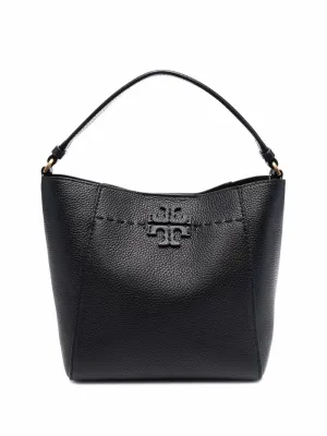 Tory Burch Mc Graw Small Leather Bucket Bag