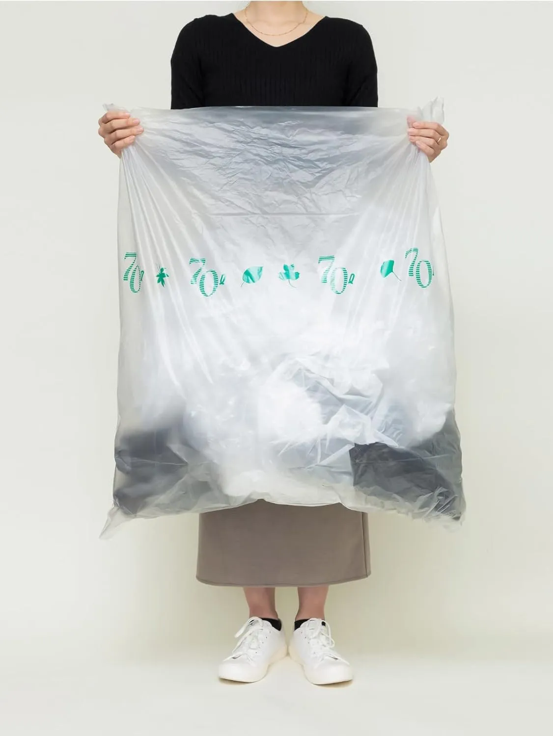 Translucent Poly Bag Capacity Notation and