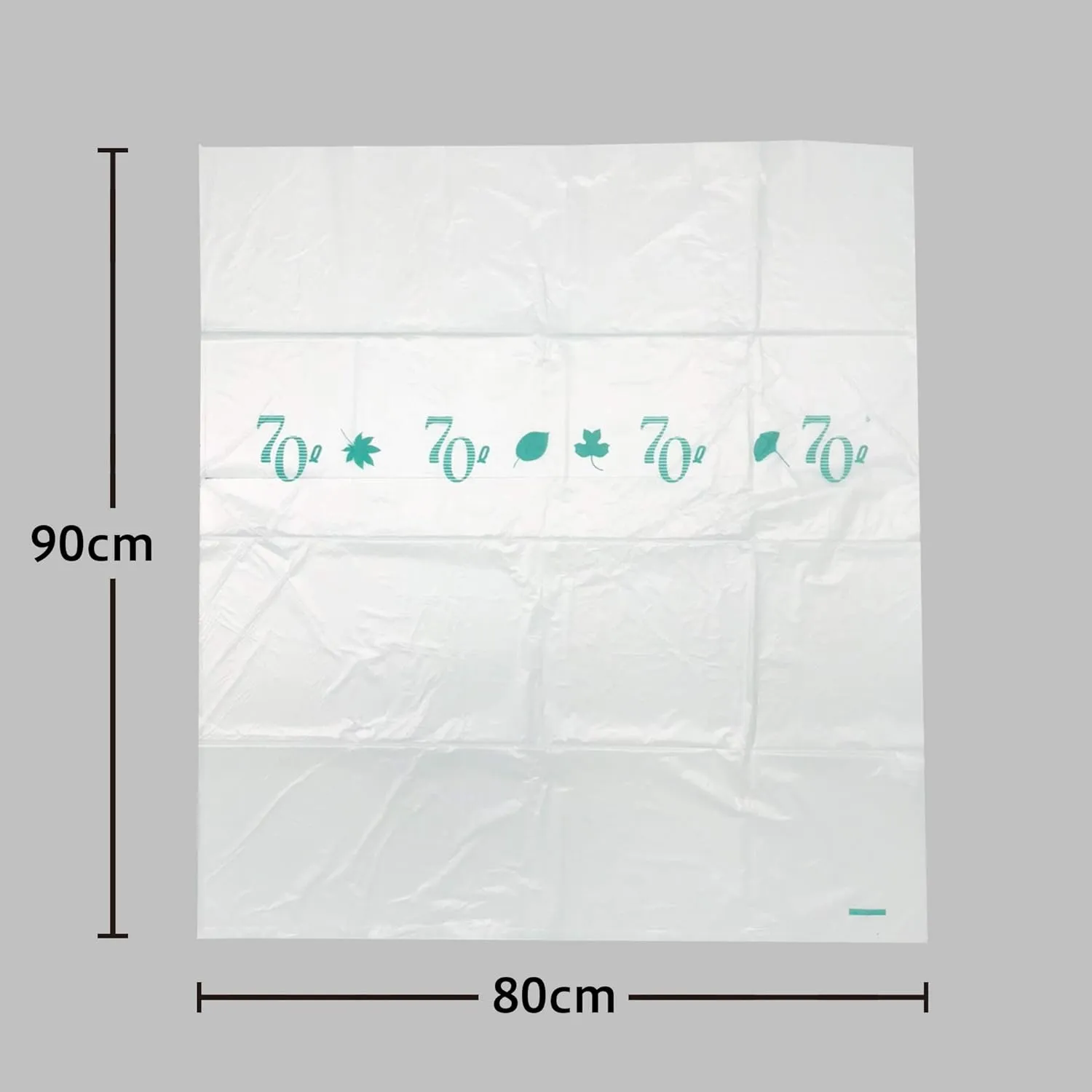 Translucent Poly Bag Capacity Notation and