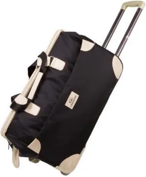 Travel Duffel Bags Rolling Luggage Bag Women Carry on luggag Bags Travel Trolley Bag for Men Trolley Bag on Wheels Trolley Suitcase Wheeled Duffle(Black)