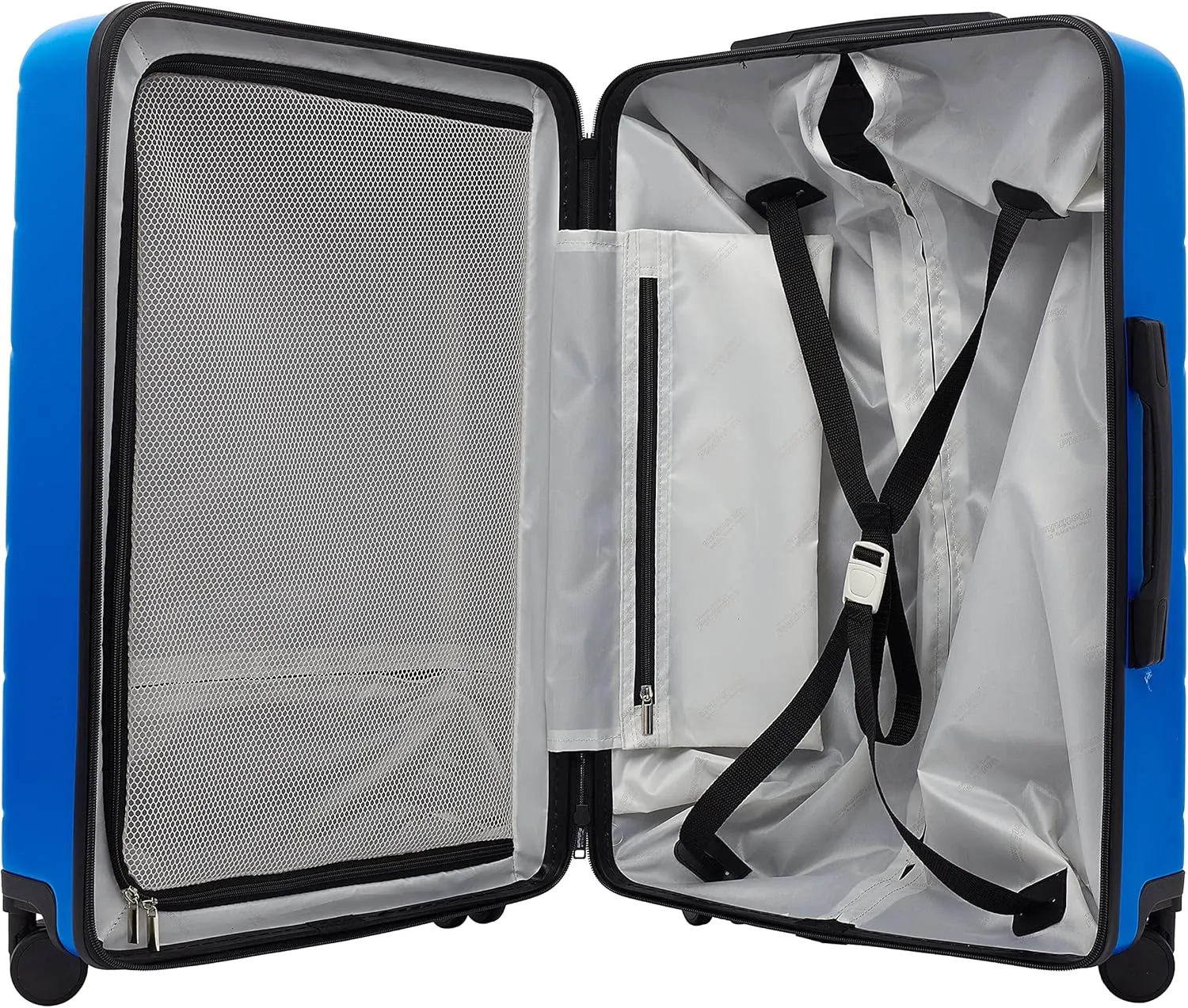 Travelers Club 2PC Odyssey Luggage Set, Blue, 20" Carry-On