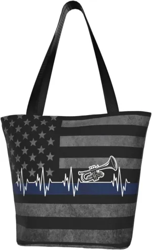 Trumpet Heartbeat Fashion Shoulder Bag Large Capacity For Man Or Woman