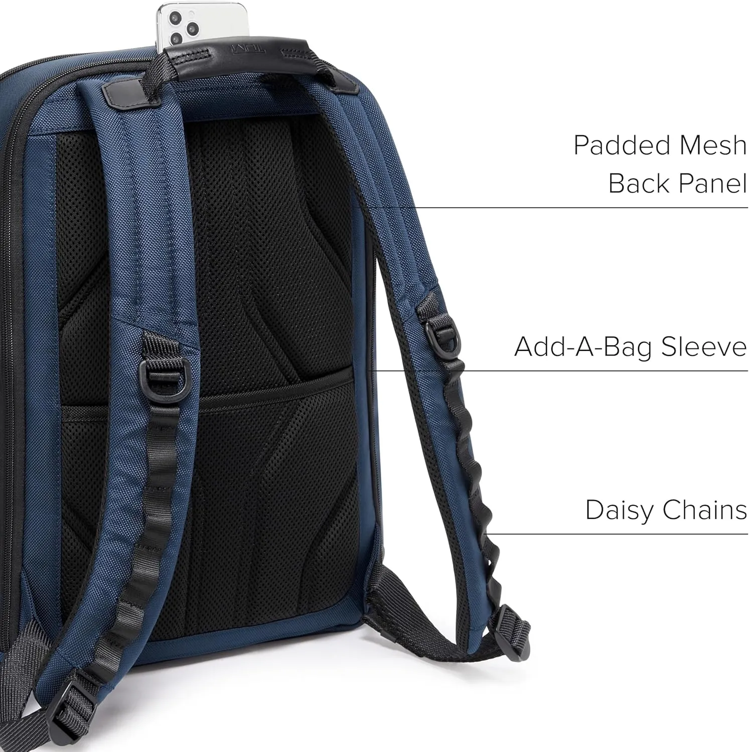 TUMI - Alpha Bravo Search Backpack - Laptop Backpack for Men & Women - Backpack for Work & Travel - 17.0" X 14.0" X 8.3" - Navy Blue