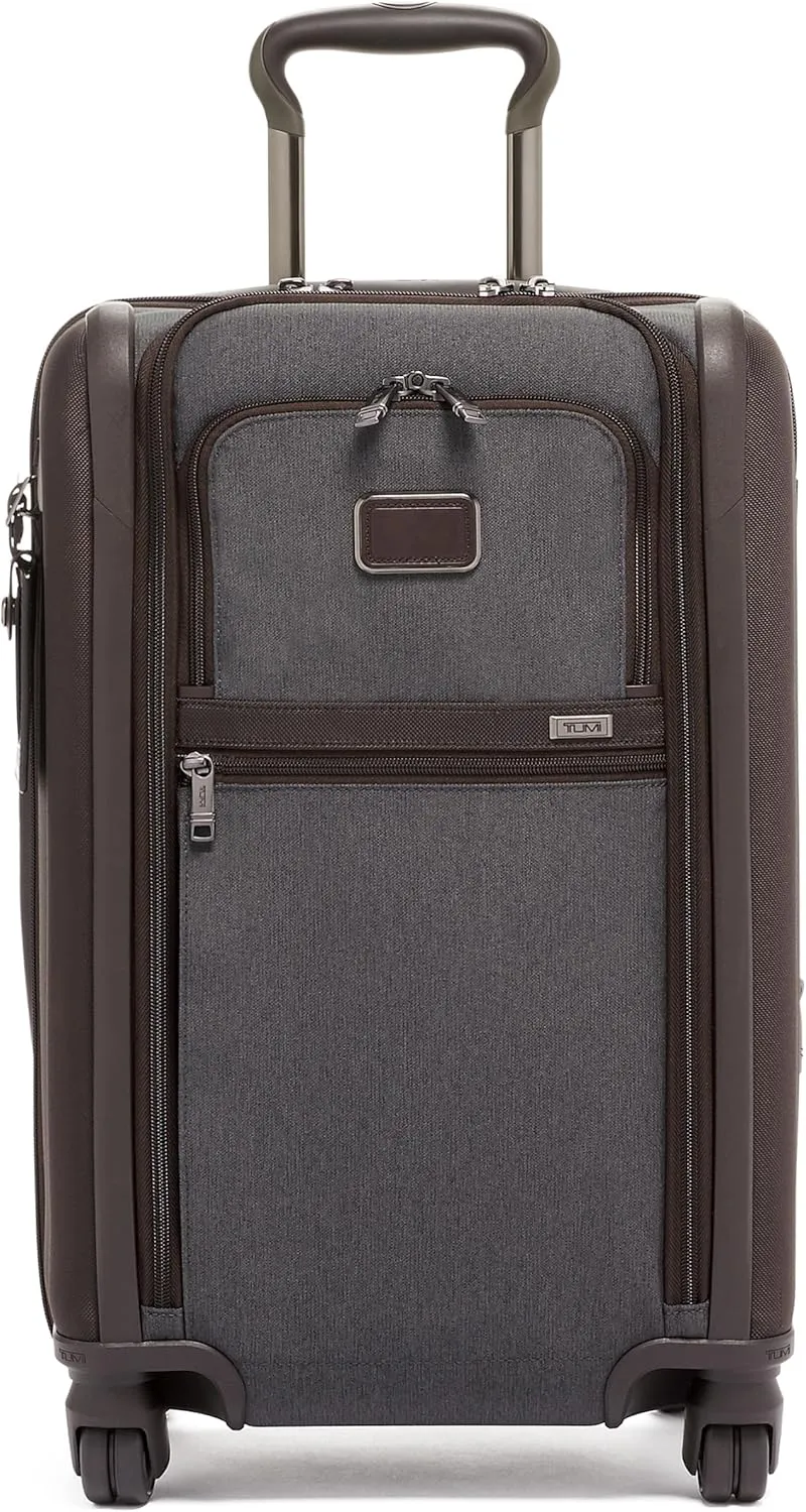 TUMI - Alpha International Dual Access 4-Wheeled Carry-on - Expandable, Durable and Compact Luggage with Removable Garment Bag