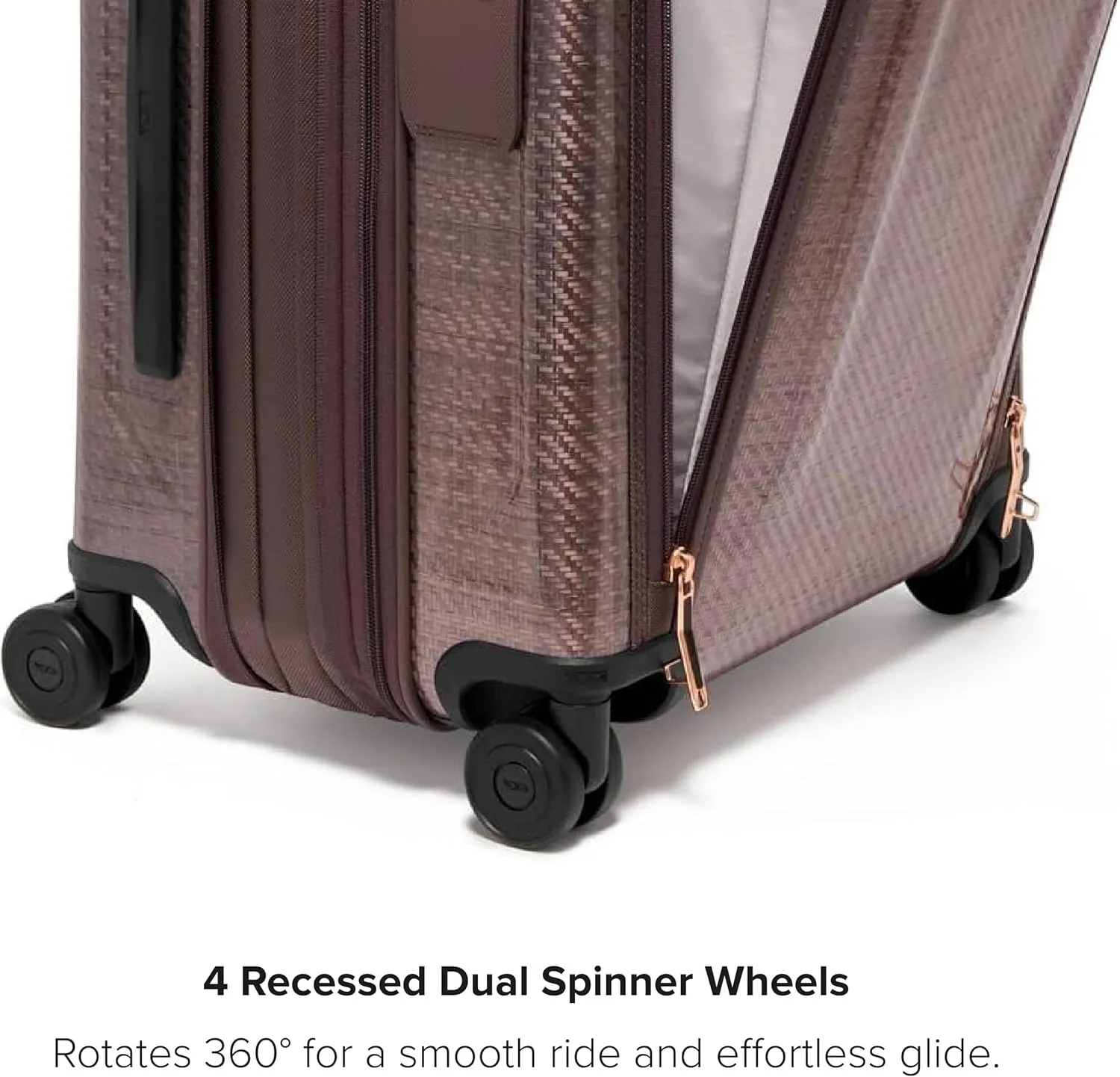 TUMI - Tegra-Lite 4 Wheel Luggage - Highly Durable Suitcase, Flexible Shell, Sleek and Lightweight Men's and Women's Expandable Rolling Bag - Continental, Blush