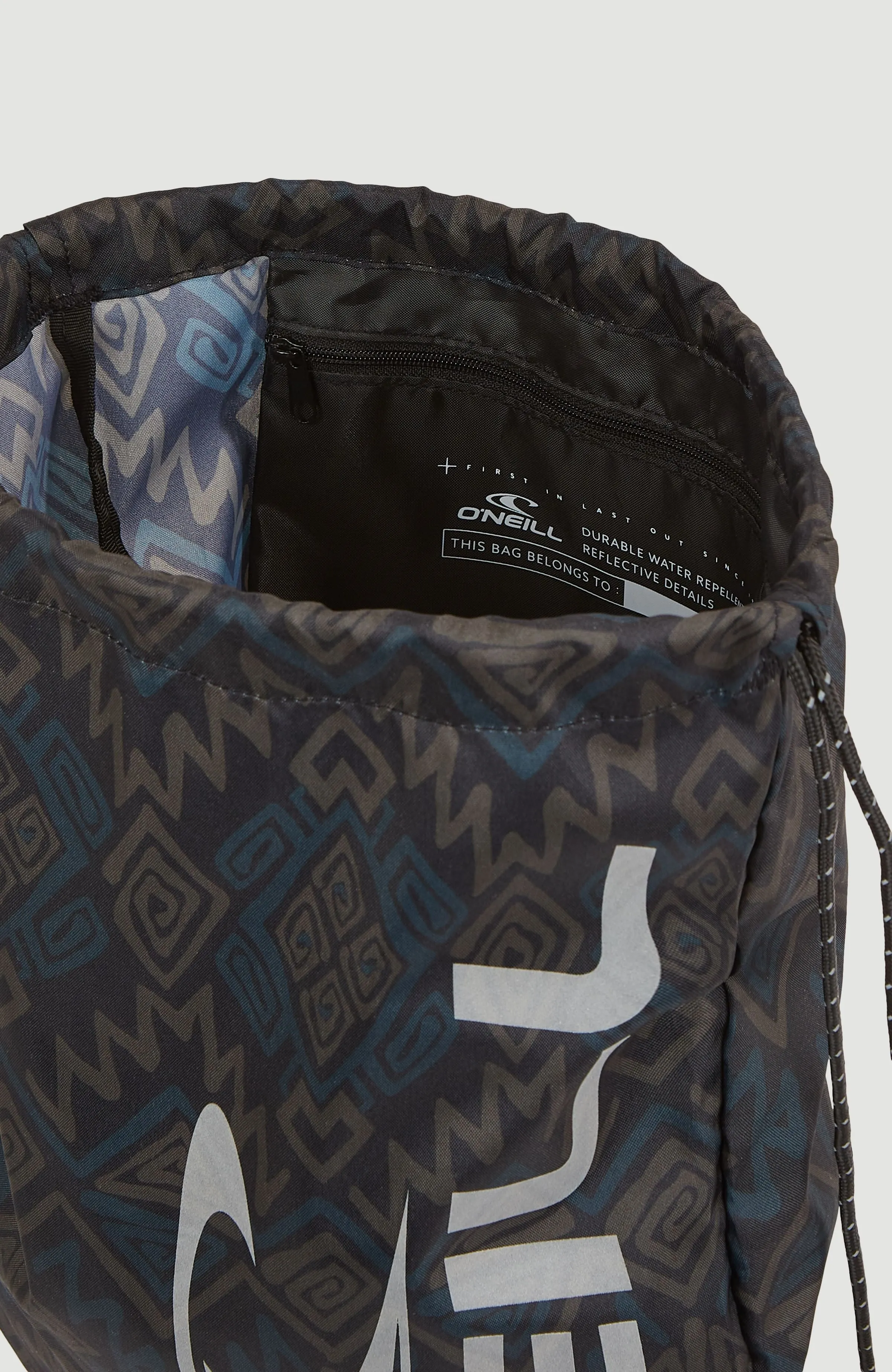 Turnbeutel | Black Retro Ikat