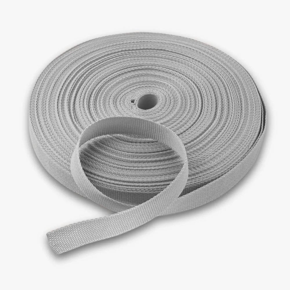 Twill Tape Polyester Light Grey #17 20mm