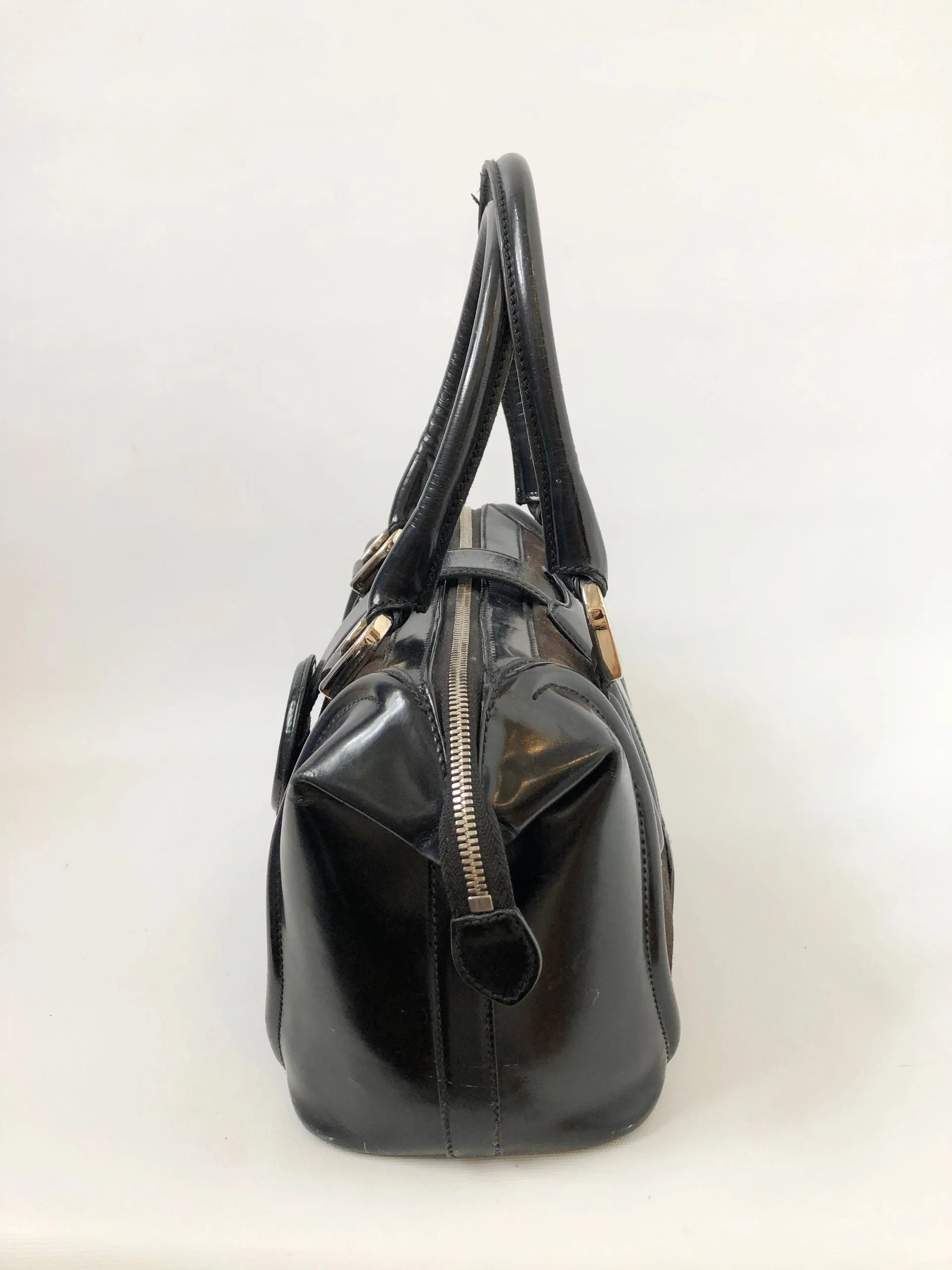 Two-Tone Handle Bag