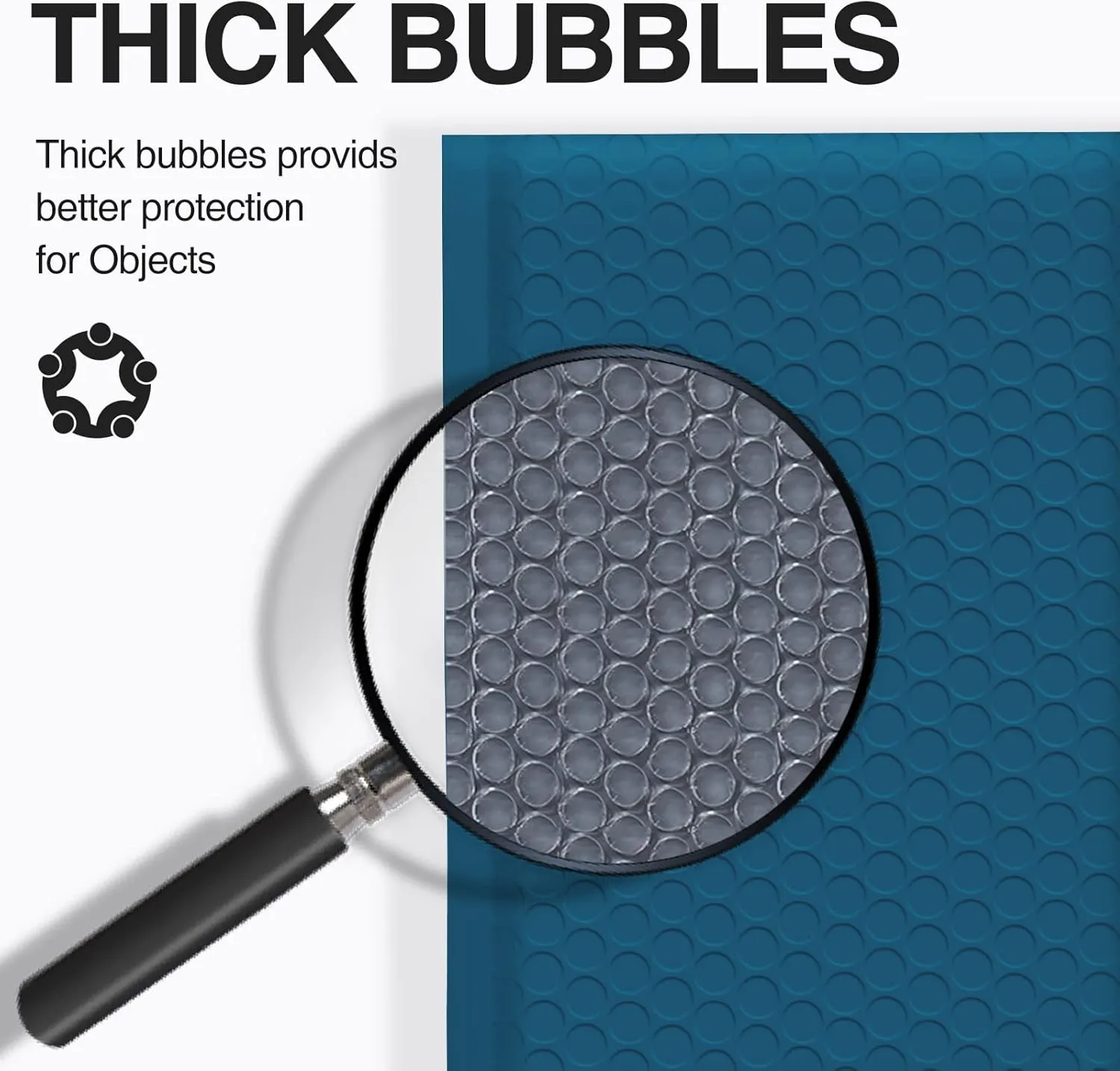 UCGOU Bubble Mailer 6x10 Inch 100 Pack Usable Size 6x9 Inch Navy Blue Poly Padded Envelopes Waterproof Bubble Bags for Small Business Shipping Self Seal Mailing Envelopes for Jewelry Makeup Supplies