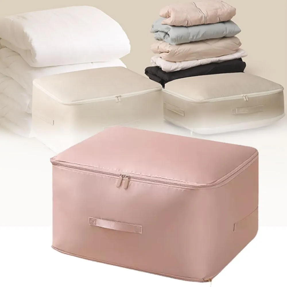 Ultra Space Saving Self Compression Organizer, 2024 New Self Compression Moving Organizer Bags Heavy Duty Moving Bags, Space Saving Self Compression Organizer for Comforters (Pink, X-Large)