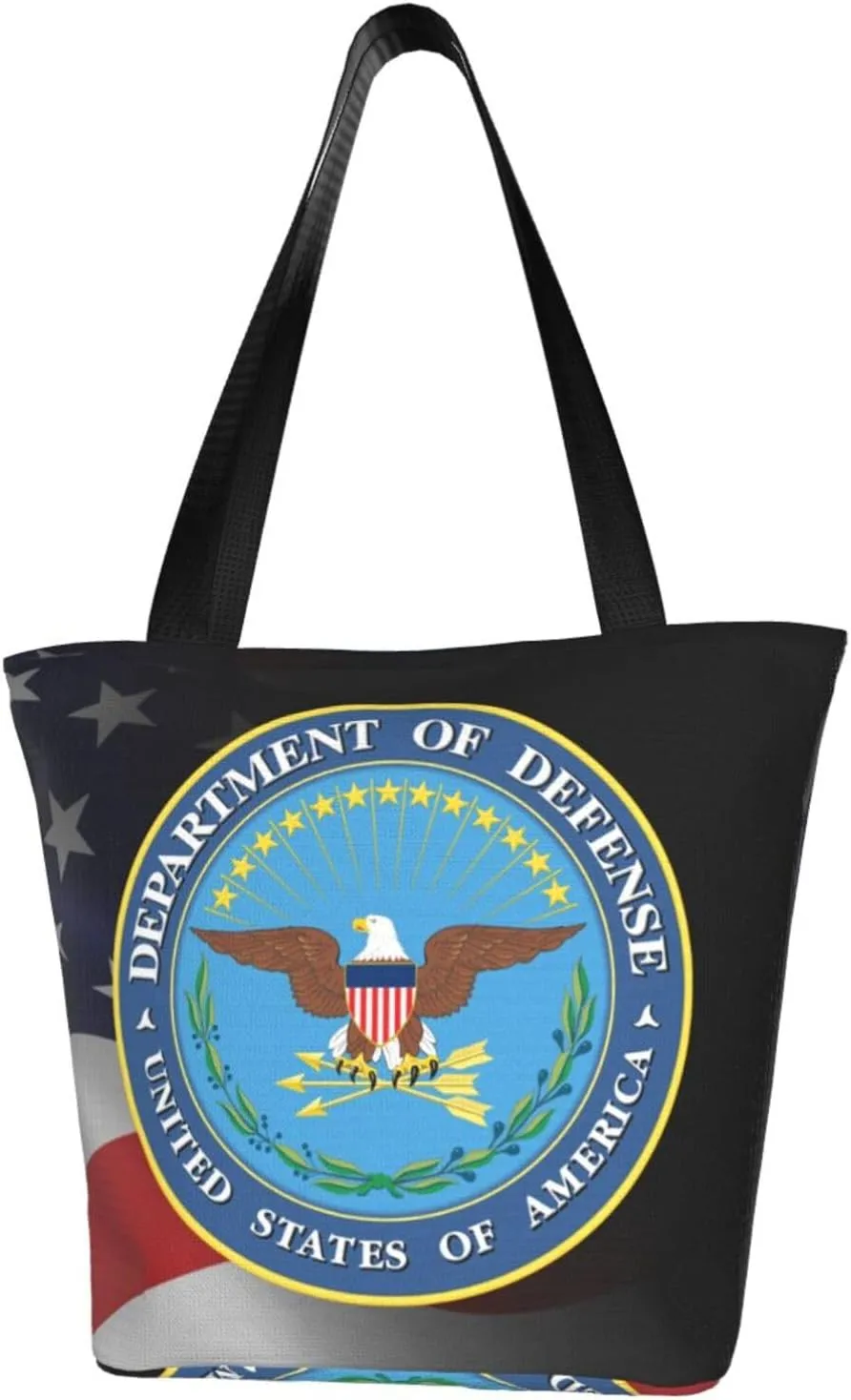 United States Department Of Defense Seal Fashion Shoulder Bag Large Capacity For Man Or Woman